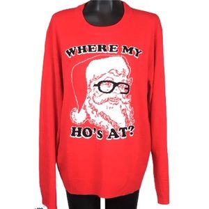 Christmas Sweater “Where My Ho’s At?”